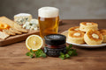 a jar of Native Oregano and Rock and Ranges Beer from Chintin Botanicals in the Macedon Ranges. 
