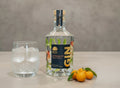 a bottle of Cumquat Gin from Big Tree Distillery in the Macedon Ranges