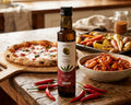 a bottle of chilli infused kyneton olive oil from the macedon ranges