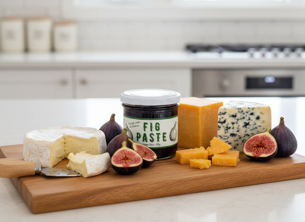 a jar of fig paste from Macedon Ranges Pantry in the Macedon Ranges