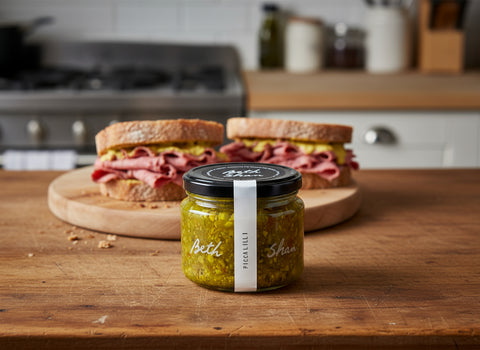 a jar of Piccalilli from Beth Shan in the Macedon Ranges