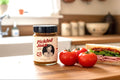 a jar of Pickled Joan tomato pickles from the Macedon Ranges