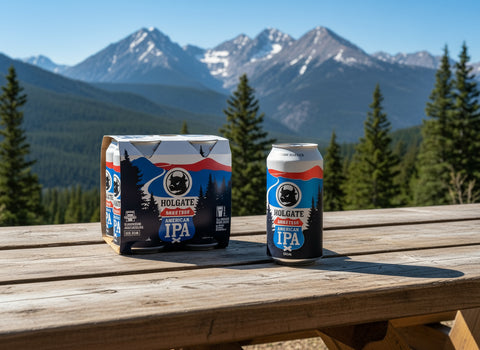 a four pack of Holgate Road Trip American IPA from Macedon Ranges