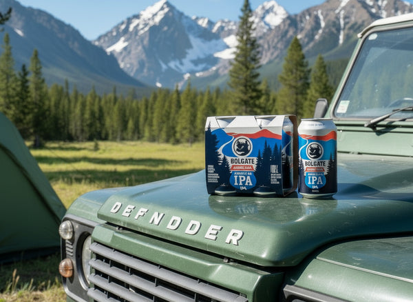 a four pack of Holgate road trip American ipa from Macedon ranges