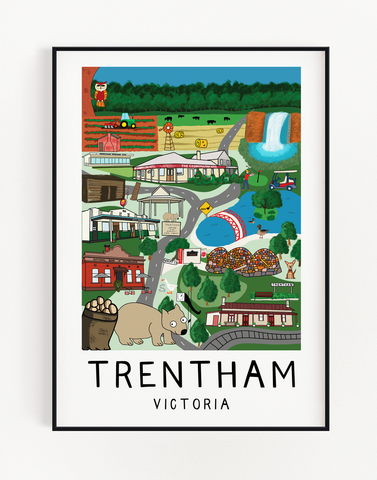 Elise Gow Designs Trentham Poster from The Macedon Ranges