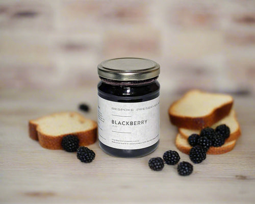 a jar of blackberry jam from the Macedon Ranges