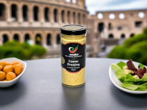 Jar of Caesar Dressing from Emelias in The Macedon Ranges
