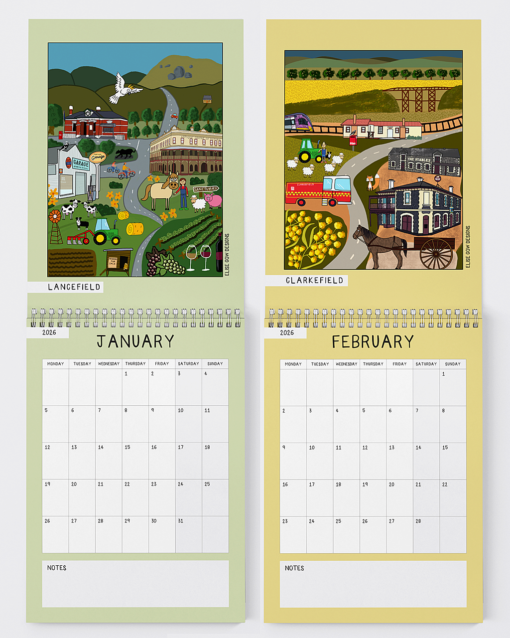 Elise Gow - Macedon Ranges Art Series 2027 Calendar