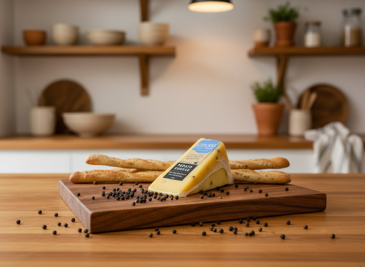 pepato cheese from Azzurri Cheese in the Macedon Ranges