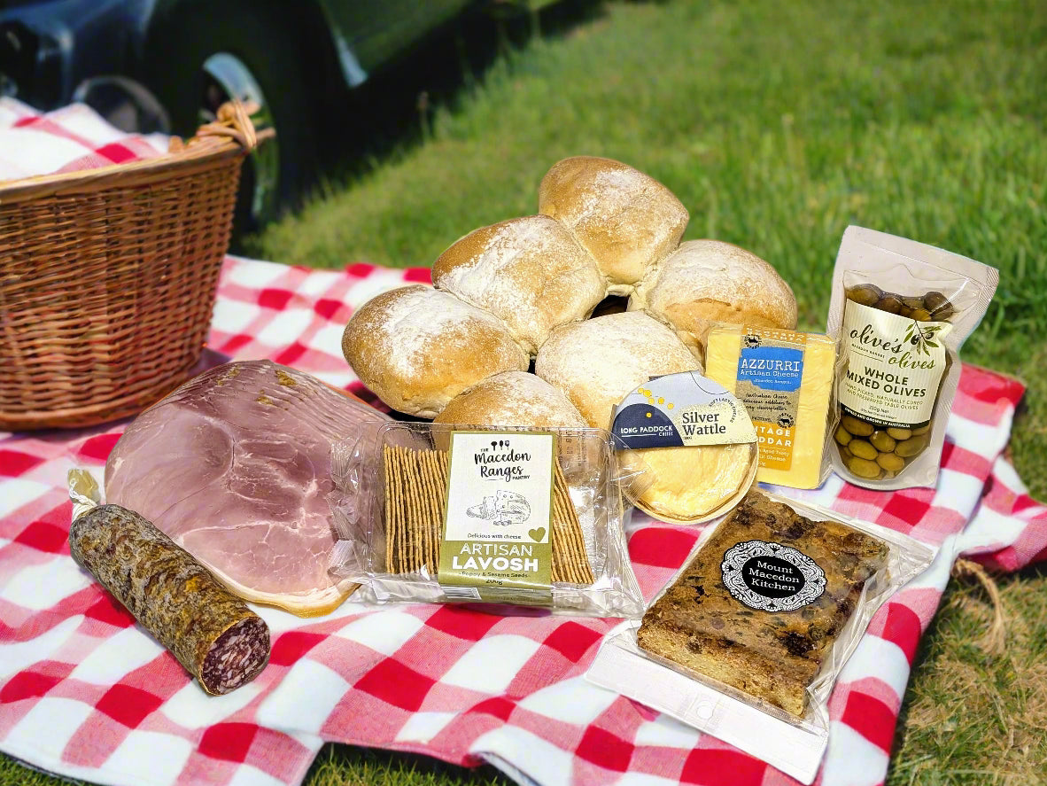 picnic at hanging rock picnic hamper of goodies from the macedon ranges