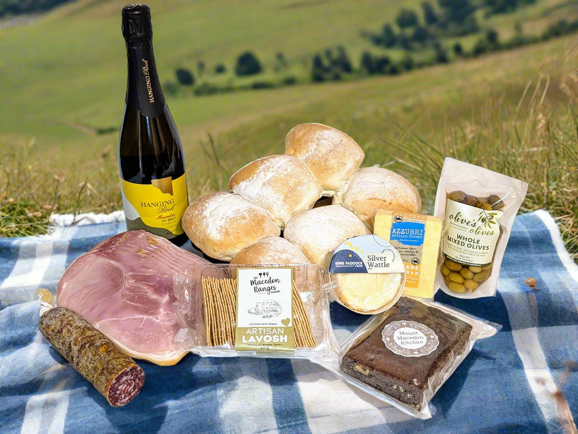 picnic at hanging rock picnic hamper of goodies from the macedon ranges