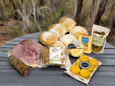 picnic at hanging rock picnic hamper of goodies from the macedon ranges