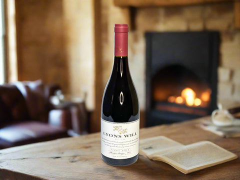 A bottle of Lyon's Will Pinot Noir from The Macedon Ranges