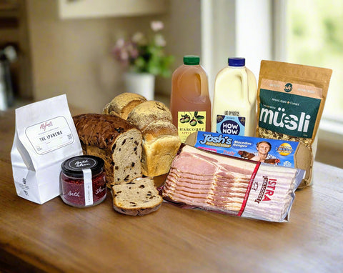 Breakfast in the Ranges box of breakfast goods from The Macedon Ranges