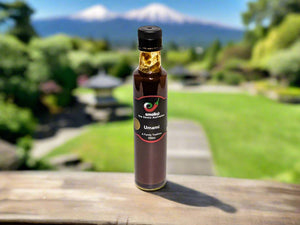 Bottle of Umami seasoning from Emelias in The Macedon Ranges