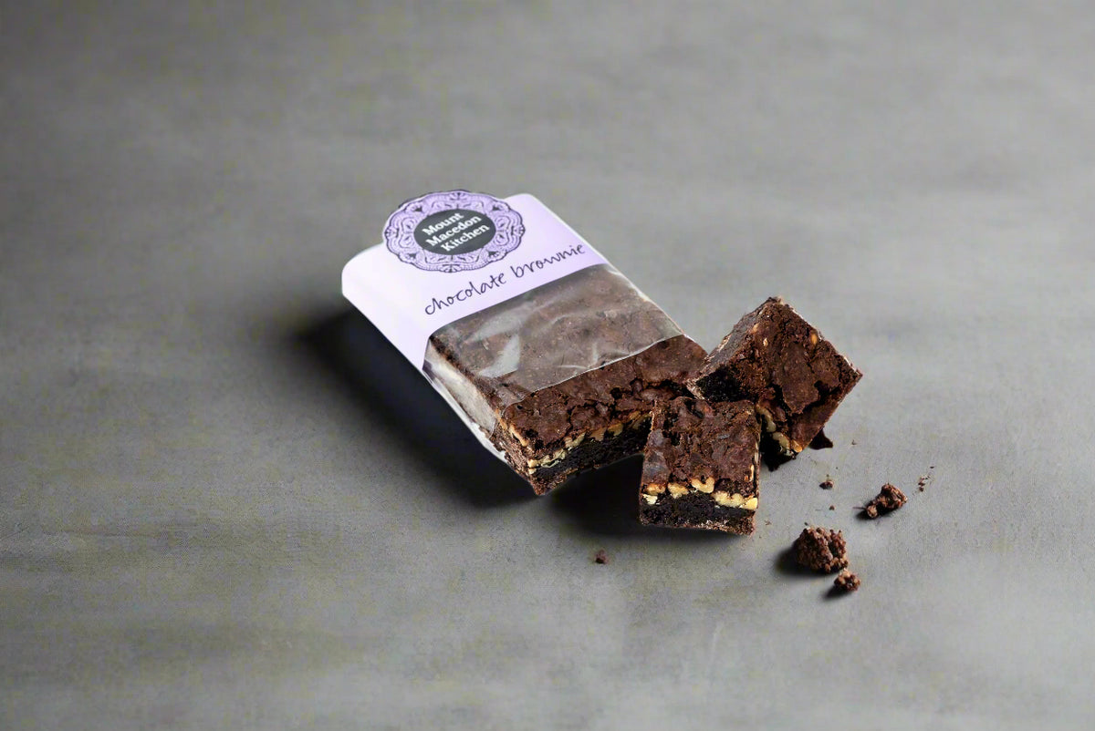 macedon ranges home made chocolate brownie